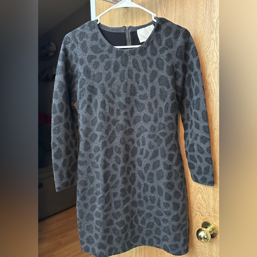 3.1 Phillip lim grey leopard mini dress